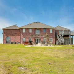 Spacious Farmersville Home with Game Room and Fire Pit