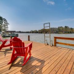 Lakefront New London Home Dock, Fire Pit and Views!
