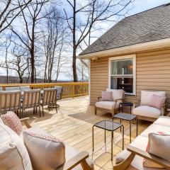 Family-Friendly Albrightsville Cabin Deck and Views