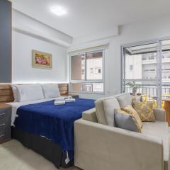 Studio com Varanda Próximo Metrô Vila Mariana