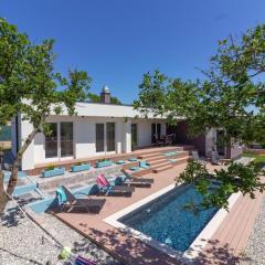 Ferienhaus mit Privatpool für 8 Personen ca 130 qm in Vintijan, Istrien Istrische Riviera