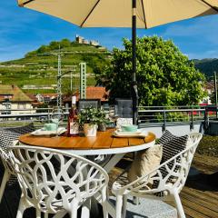 Penthouse Burgblick mit Dachterrasse