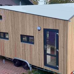 Tiny Haus Blanker Hans auf dem Campingplatz Strandgut