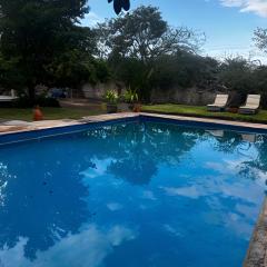 house with pool yucatan