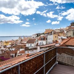 Alfama Terrace 360º - Private terrace with exceptional river view with A/C!