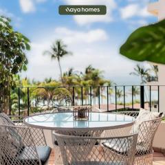 Ocean view 2Br Condo-Balcony-Beach-Pool