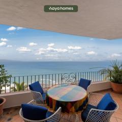 Ocean view 2Br Condo-Balcony-Beach-Pool