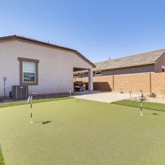 Maricopa Home with Putting Green and Covered Patio!