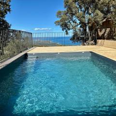 Laricciu- vue mer et montagnes- piscine privée- clim-wifi