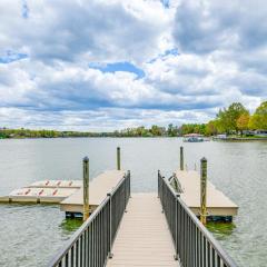 Lakefront Troutman Home with Private Dock and Slip!