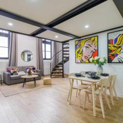 "Parisian duplex cocoon in Saint-Germain-Des-Pres "