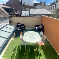 Charmant appartement avec terrasse entre centre-ville et plages de Concarneau