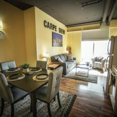2 Full Beds, Rogers Place Downtown Central, Memorable 1 Bedroom Condo