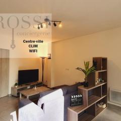 Ravissant T2 *Clim *WIFI - Centre-ville, 2min Gare - ROSSIconciergerie - Linge inclus