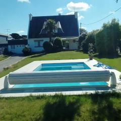 Villa de 4 chambres a Concarneau a 100 m de la plage avec piscine privee jardin amenage et wifi