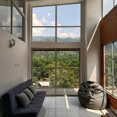 Agradable apartasol duplex