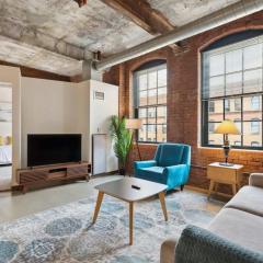 2BR Historic Loft Retreat With Pool & Gym