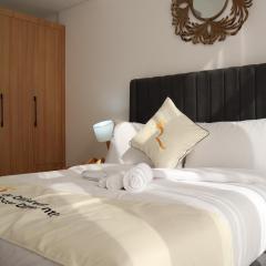 Majestic 1BR Oasis Retreat - Serene Stay Near Masdar Park & City Centre