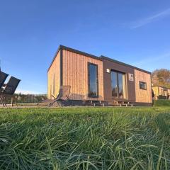 Tiny house with terrace and lake view