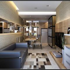 2-bedroom apart near jiexpo with 6 bed & 2 bathroom