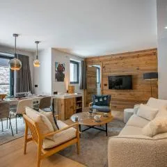Bel appartement 3 pièces avec wifi, garage et terrasse, pied des pistes, résidence neuve à Val-d'Isère - FR-1-694-331