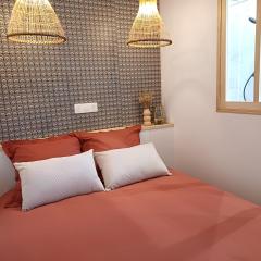L'escapade - 1 lit et 1 couchage d'appoint pour enfant- Proche centre ville