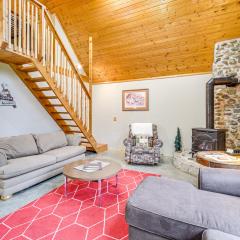 Cozy Birchwood Retreat on UTV Trail with Hot Tub!