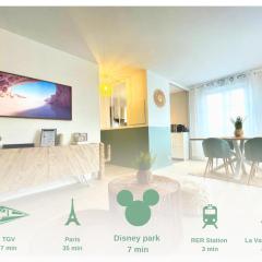 L'Organik Disney 7 min Gare 5 min parking privé