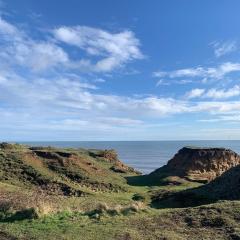 Bolt Hole by the beach on the Northumberland coast