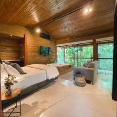 Cabana equipada em meio à natureza em Pomerode