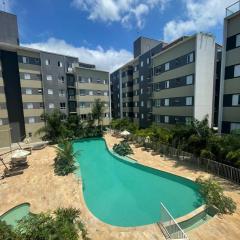 Jardim das Palmeiras II Home Resort JP2 Ubatuba - Apartamento com 2 Dorms, 1 Suíte, Churrasqueira Gourmet, Piscina Adulto e Infantil, Jacuzzi Aquecida, Sauna, Academia, Salão de Jogos e Playground
