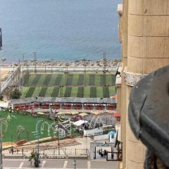 Sea view apartment in gleem- Saba Basha - alexandria