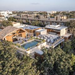 Premium Apartment in Tulum 2 Bedrooms Roof Top Pool - Aldea Zama