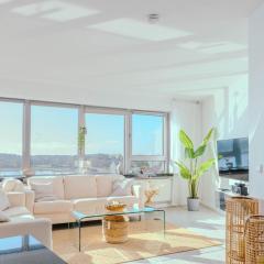 Ferienwohnung Viking View in Schleswigs Wikingerturm mit Blick auf die Schlei