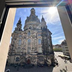 Familienapartment Münzgasse mit Blick zur Frauenkirche