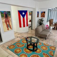 In the heart of Condado a 2 Bedroom Apartment Balcony