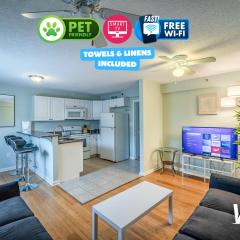 Modern 4BR Ocean Block Apt Walk to the Beach