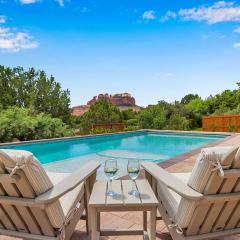 Sedona Cathedral Oasis Red Rock Views Inside & Out, Salt Water Pool and Hot Tub