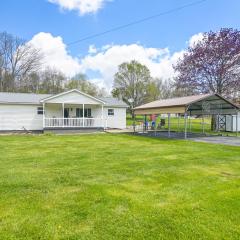 Pet-Friendly West Virginia Home - Patio and Fire Pit