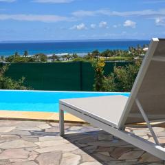 Villa piscine vue exceptionnelle mer et plage