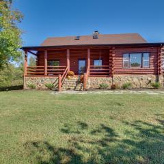 Cozy Log Cabin Getaway with Fire Pit and 3 Acres!