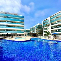 Apartamento até 10 pessoas Praia Grande - Le Bon Vivant - Vista Mar