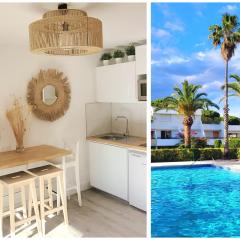 Magnifique Studio avec Piscine et Jardin