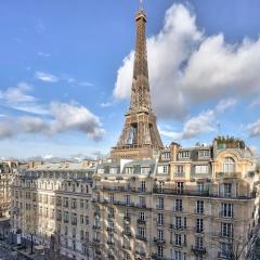 Magnifique appartement 80 m2 face Tour Eiffel