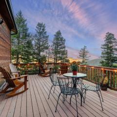 NEW! Mountain Cabin with Views - Saltwater Hot tub - Close to Red Rocks