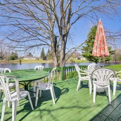 Peaceful Lakefront Home with Deck in West Branch!