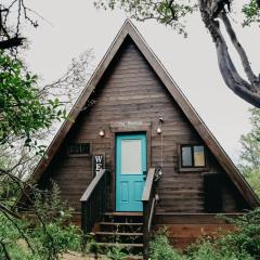 The Maverick: A-Frame w/ Hammock and Tree Top View