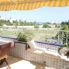 Maison pied dans l'eau à résidence Jinène Hammamet