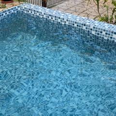 Casa ampla com piscina 4 quadras da praia , Espaço gourmet churrasqueira