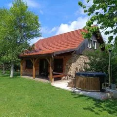 Holiday Home "Sleme" with jacuzzi, big garden and arbor with fireplace